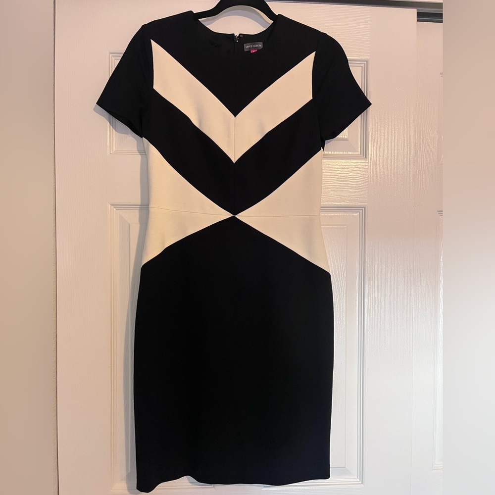 Vince Camuto Black and White Women's Dress
